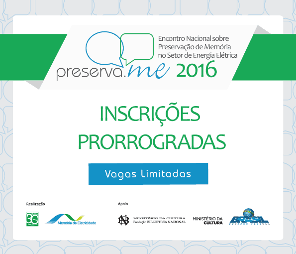 Prorrogadas as inscrições do Preserva.ME 2016